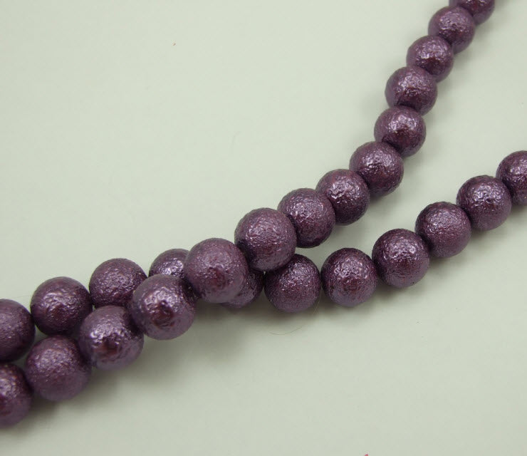 PER-124149 Stik. dekoruotas perlas, 12mm, violet sp.