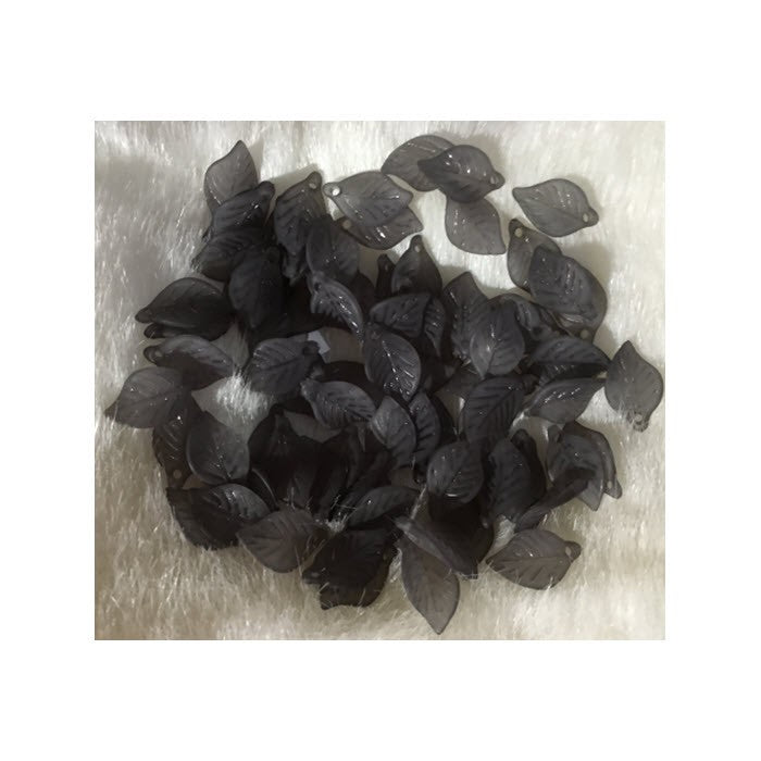 PK-KS8882  Akrilinis pakabukas-karoliukas, 13x18mm, PILKAS